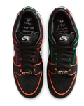 Nike SB Dunk Low Pro QS 'Black White Challenge Red' Men's