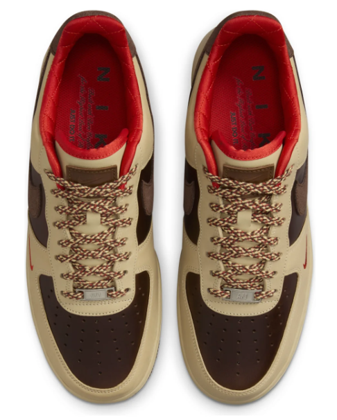 Air Force 1 'Light British Cacao Wow Red'