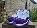 Air Jordan 11 Retro – White / Royal Purple Custom