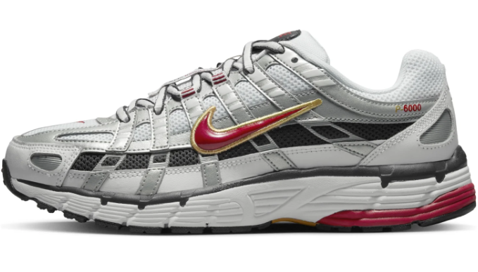 Women's Nike P-6000 CNPT "Metallic Silver / Red"
