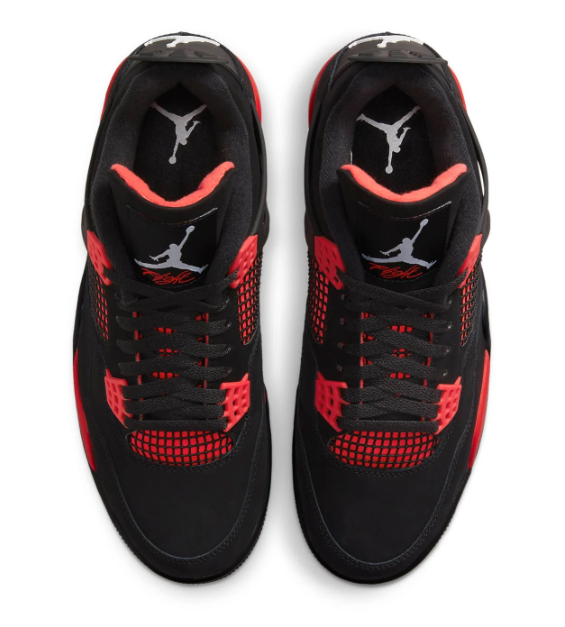 Air Jordan 4 'Black/White-Red' (CT8527-016)