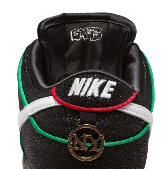 Nike SB Dunk Low Pro QS 'Black White Challenge Red' Men's