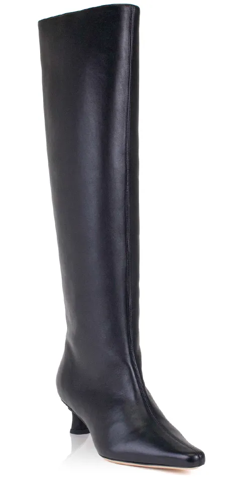 Kitten Stevie 42 Black Leather Boots